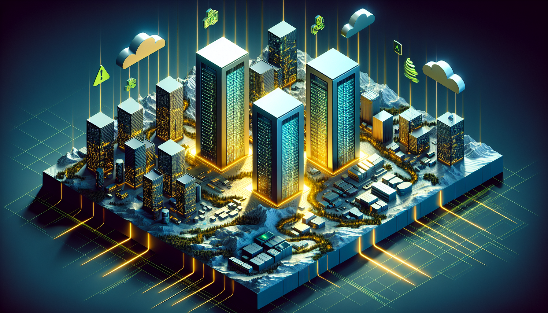 Tech Giants' AI Infrastructure Boom Creates New Investment Landscape Amid Sustainability Concerns